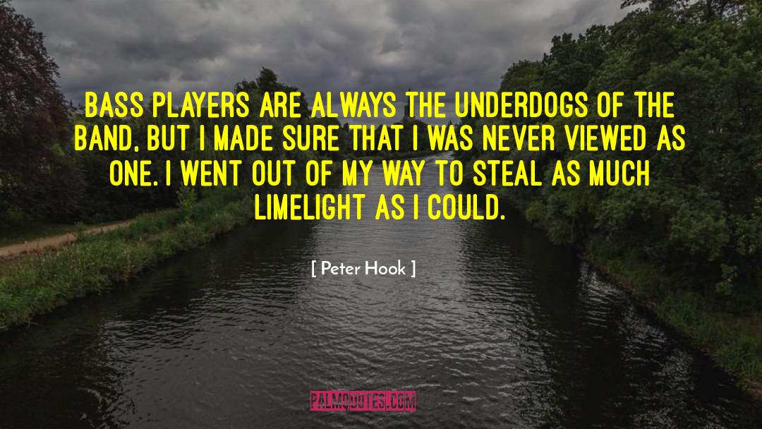 Bass Players quotes by Peter Hook