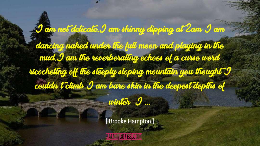 Bass Playing quotes by Brooke Hampton