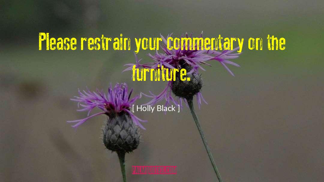 Bassett Furniture quotes by Holly Black
