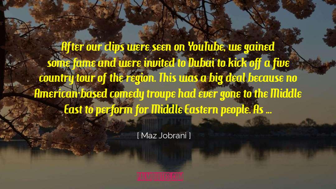 Bastaoui Youtube quotes by Maz Jobrani
