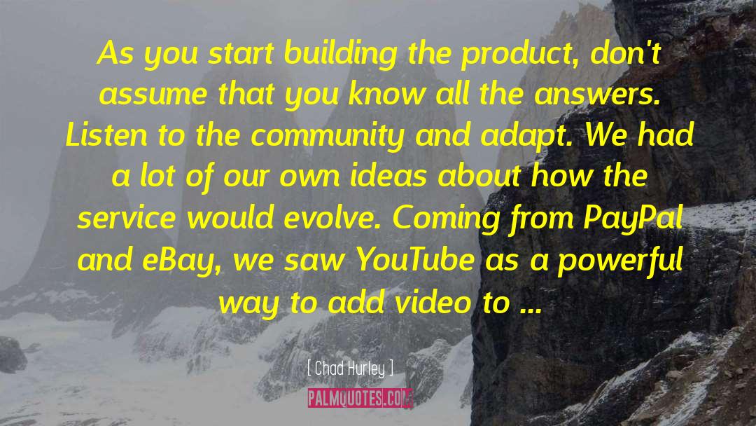 Bastaoui Youtube quotes by Chad Hurley