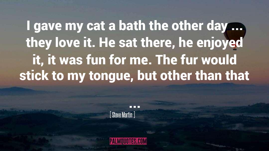 Bath quotes by Steve Martin