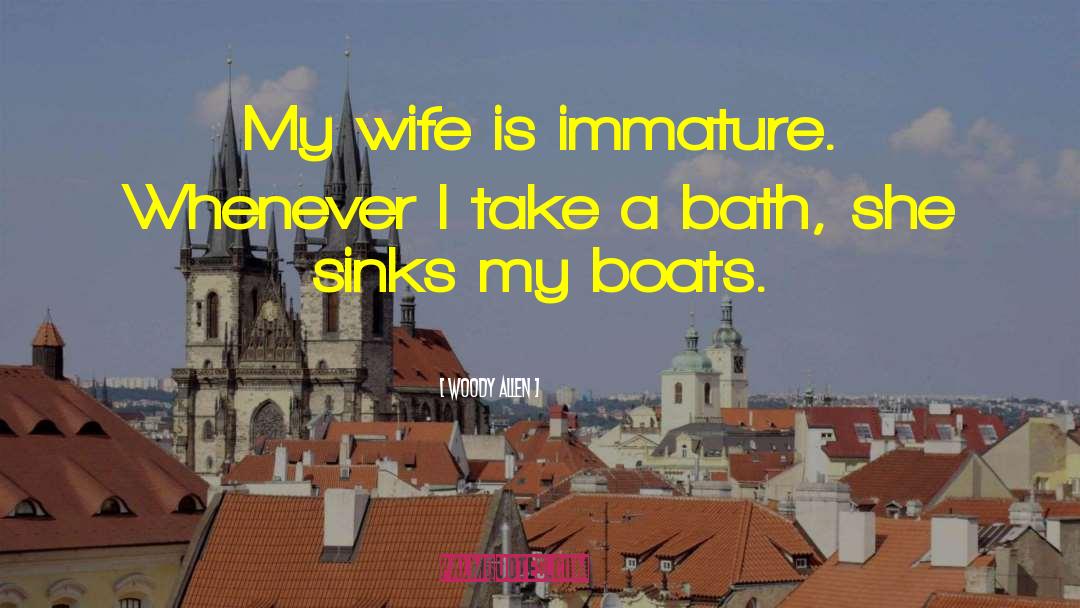 Bath quotes by Woody Allen