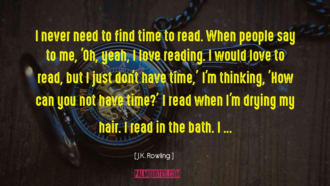Bath quotes by J.K. Rowling