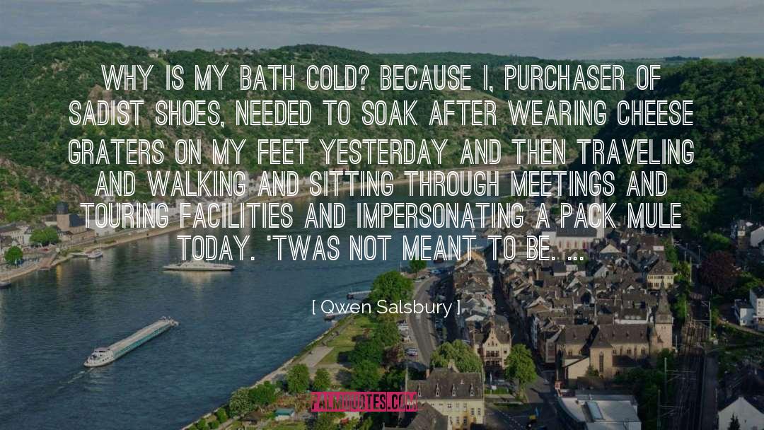 Bath Soap quotes by Qwen Salsbury