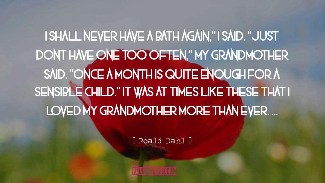 Bath Tubs quotes by Roald Dahl