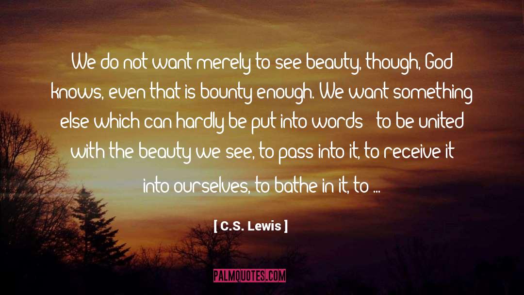 Bathe quotes by C.S. Lewis