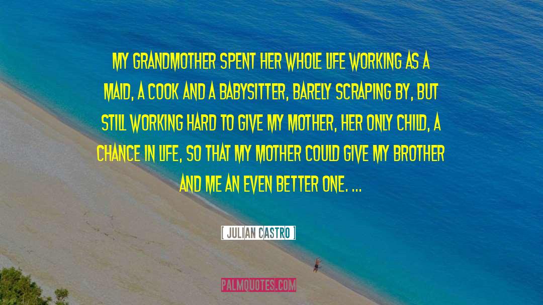 Bathed By Babysitter quotes by Julian Castro