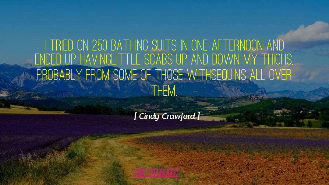 Bathing Suits quotes by Cindy Crawford