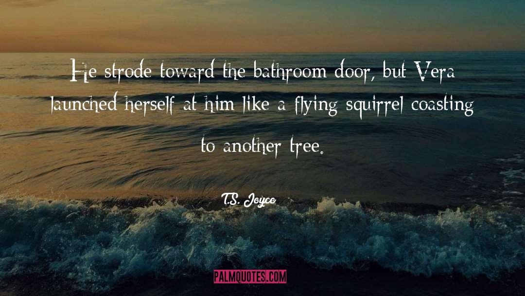 Bathroom quotes by T.S. Joyce