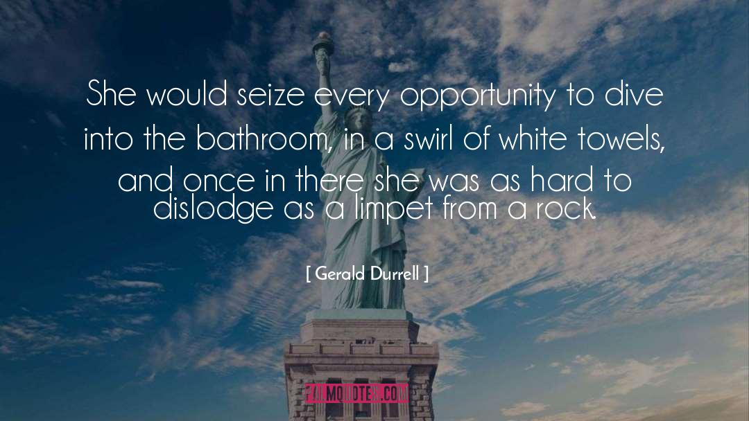 Bathroom quotes by Gerald Durrell