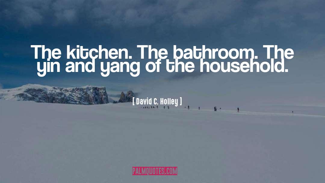 Bathroom quotes by David C. Holley
