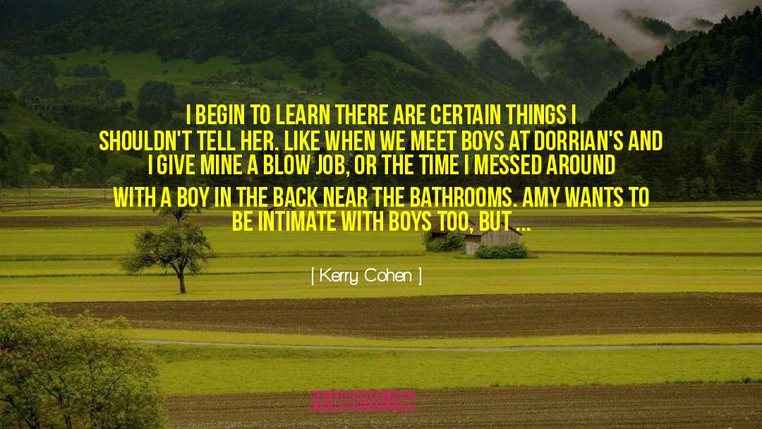 Bathrooms quotes by Kerry Cohen