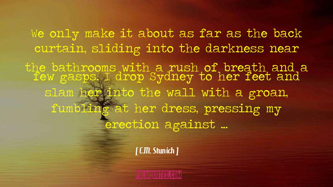 Bathrooms quotes by C.M. Stunich