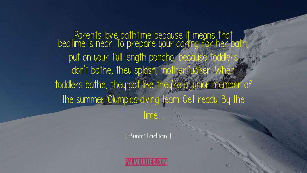 Bathtime quotes by Bunmi Laditan