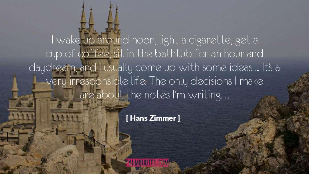 Bathtub quotes by Hans Zimmer
