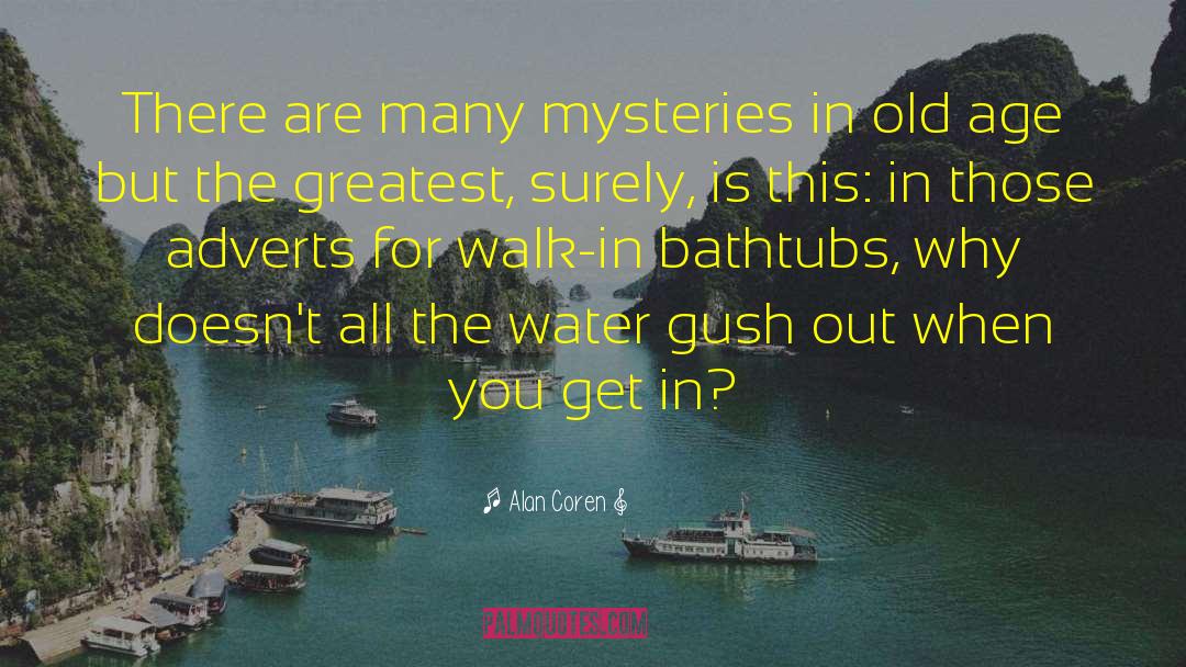 Bathtubs quotes by Alan Coren