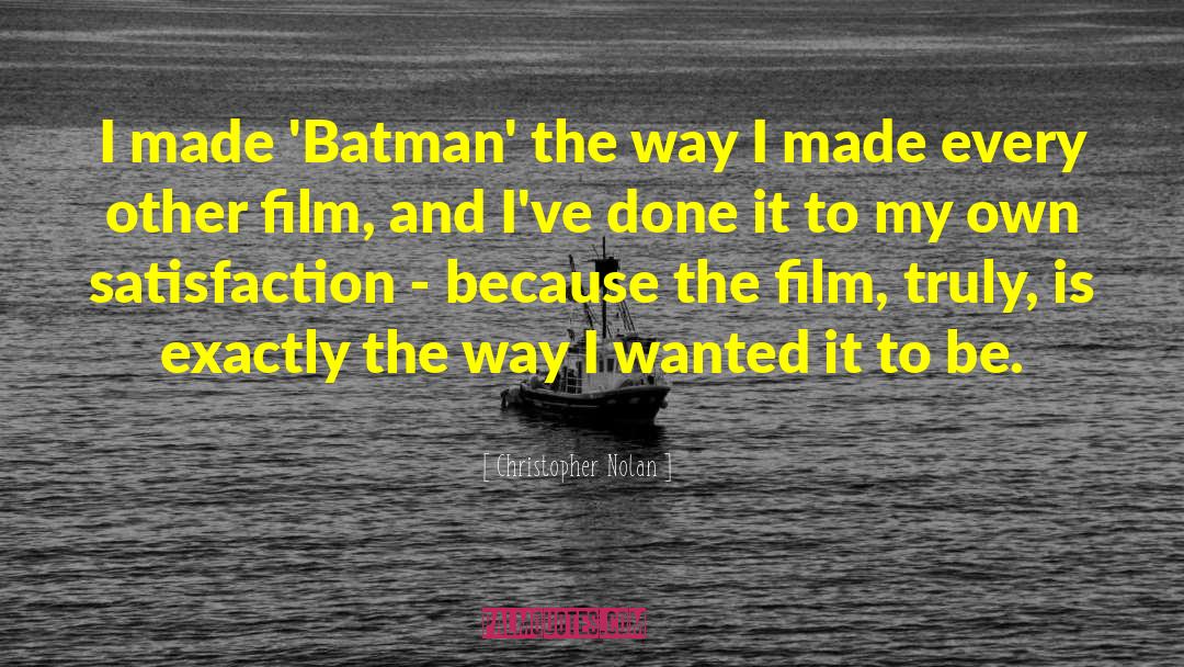 Batman And Catwoman quotes by Christopher Nolan