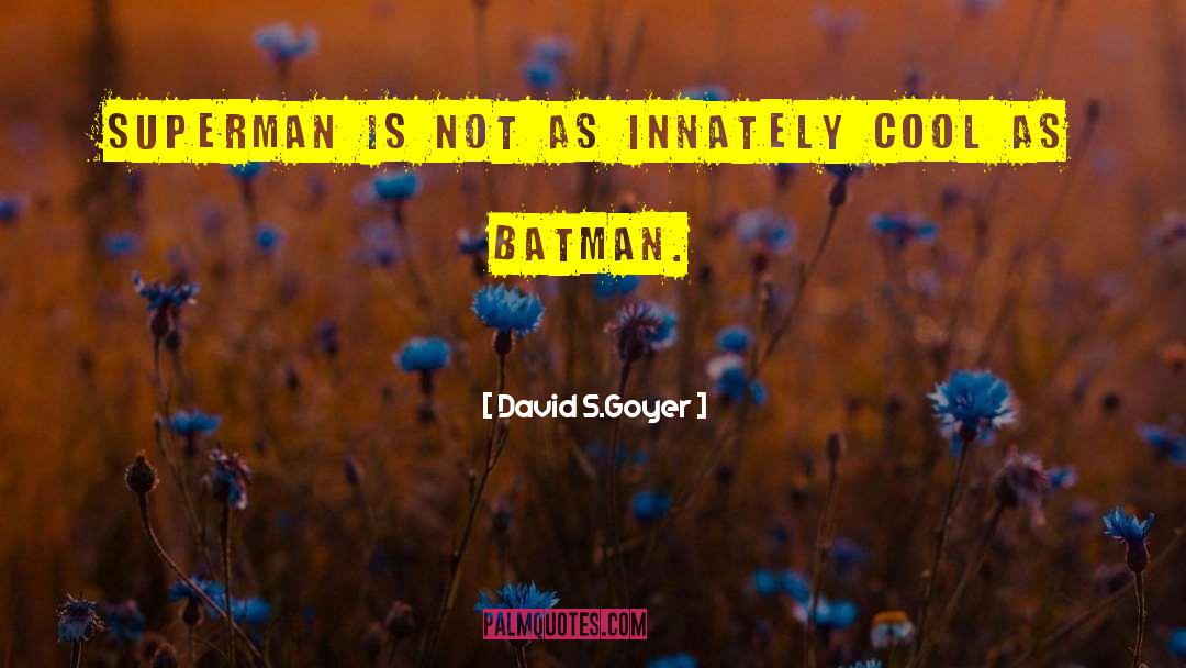 Batman Father quotes by David S.Goyer
