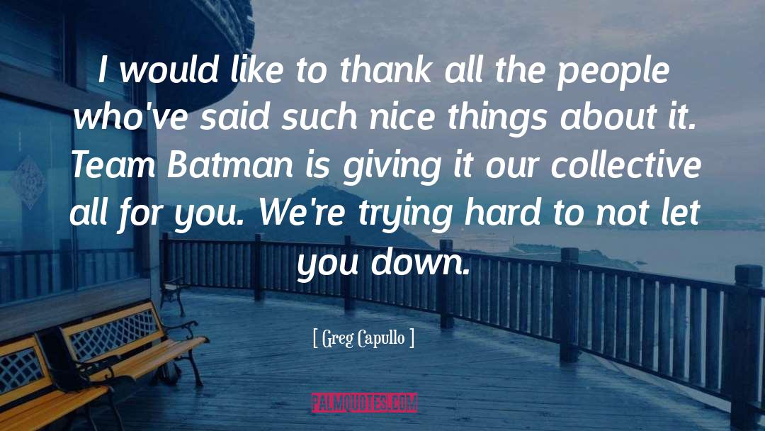 Batman quotes by Greg Capullo