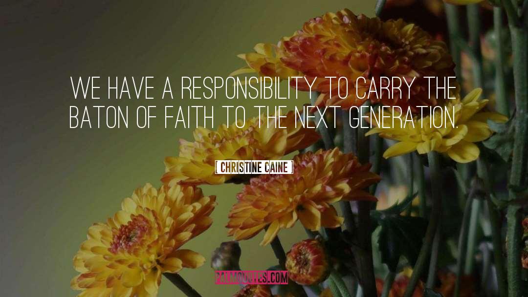 Baton quotes by Christine Caine
