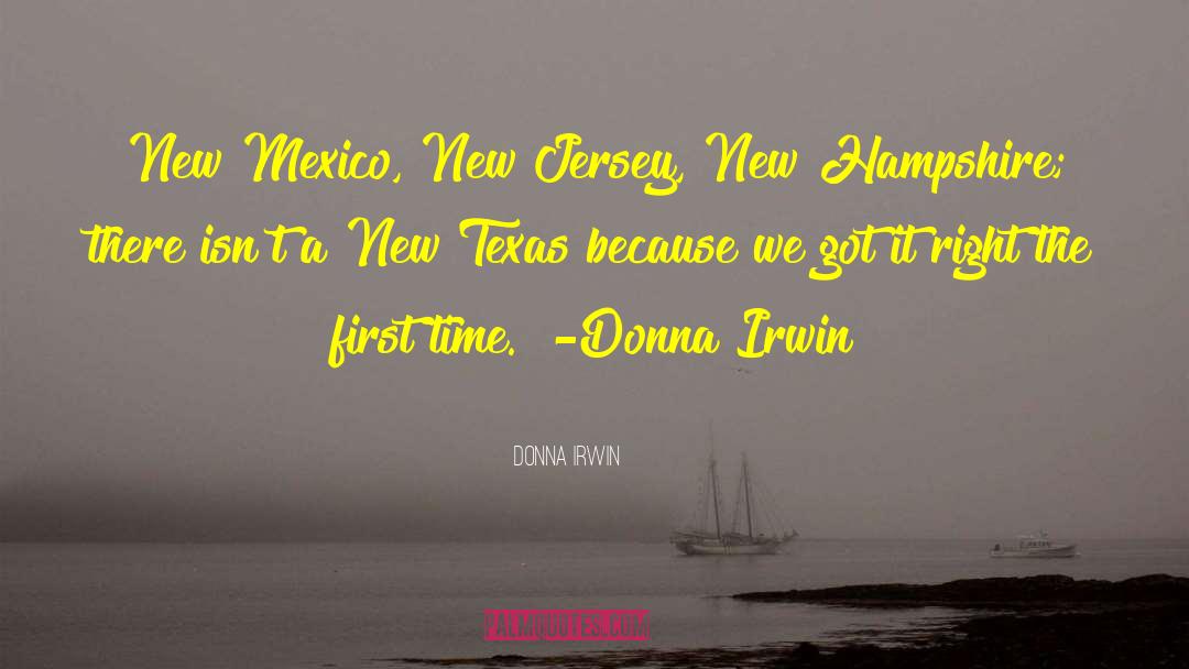 Battello New Jersey quotes by Donna Irwin