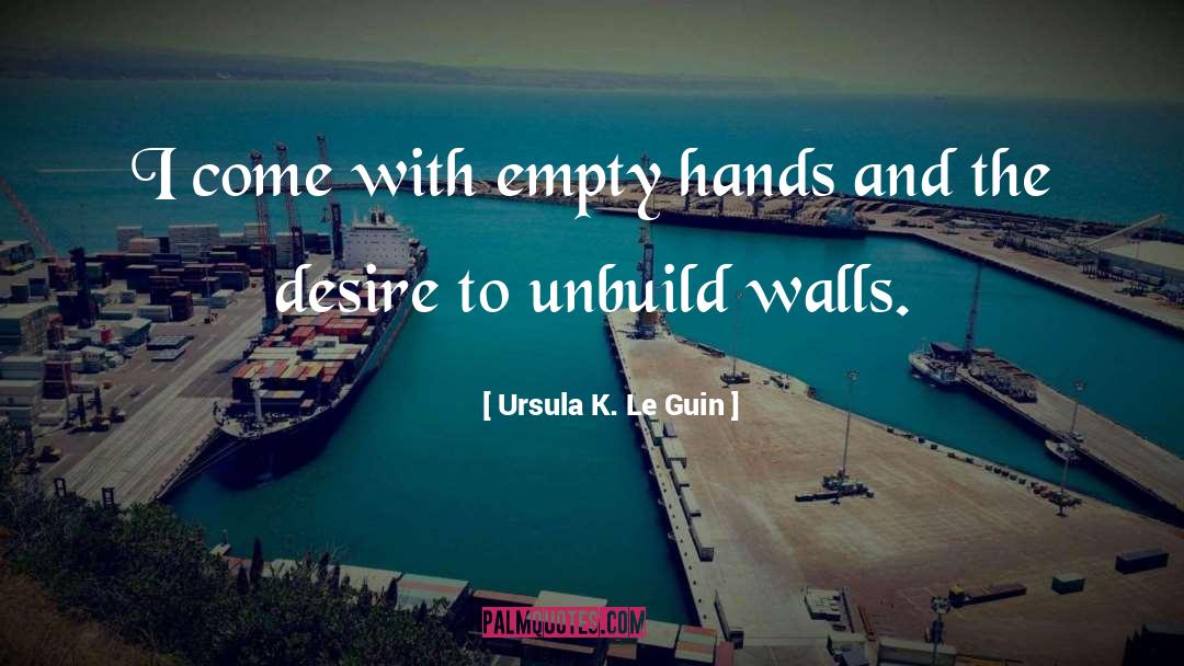 Battening Walls quotes by Ursula K. Le Guin