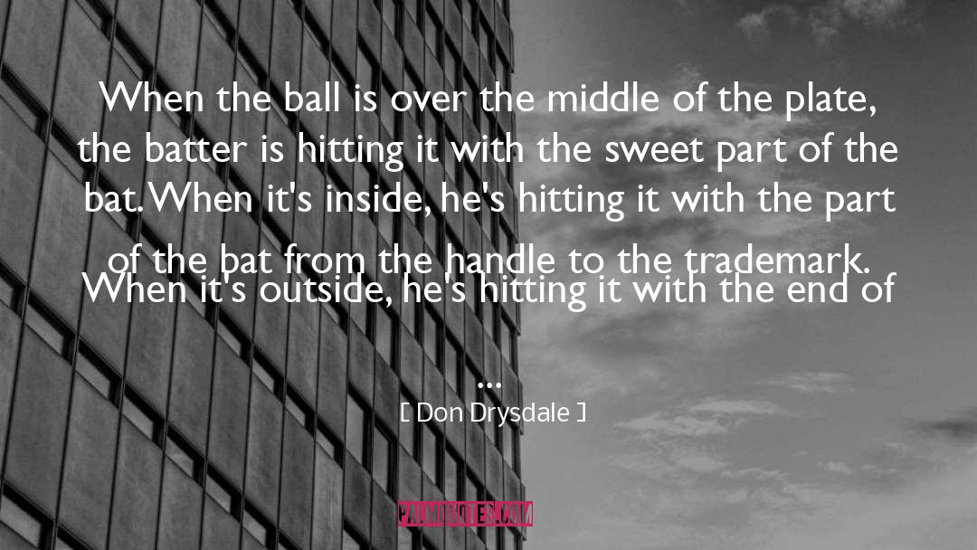 Batter quotes by Don Drysdale