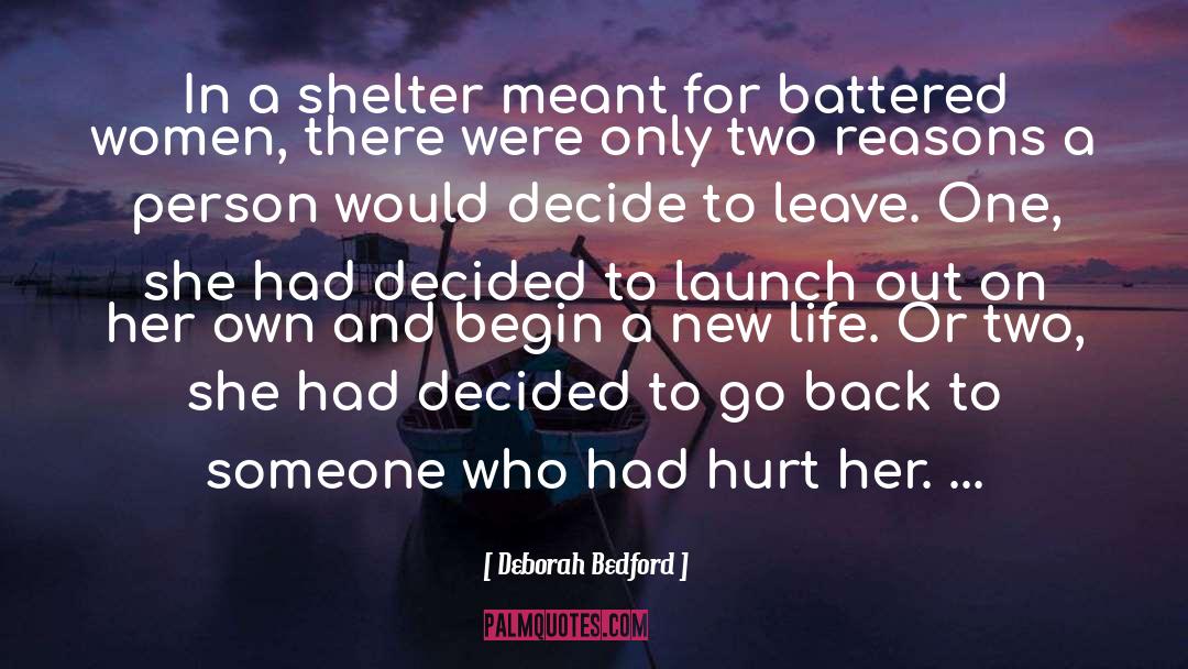 Battered Women quotes by Deborah Bedford