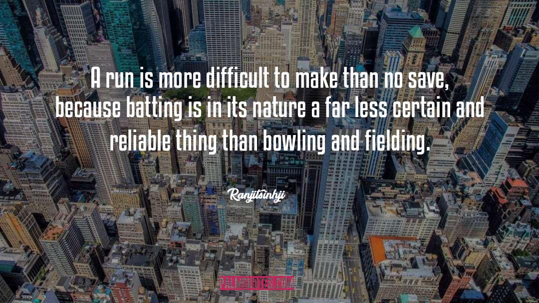 Batting quotes by Ranjitsinhji