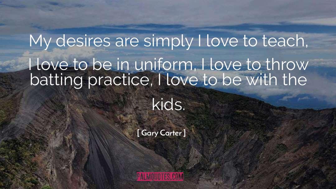 Batting quotes by Gary Carter