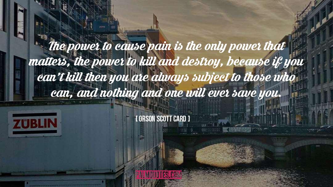 Battle Cry quotes by Orson Scott Card