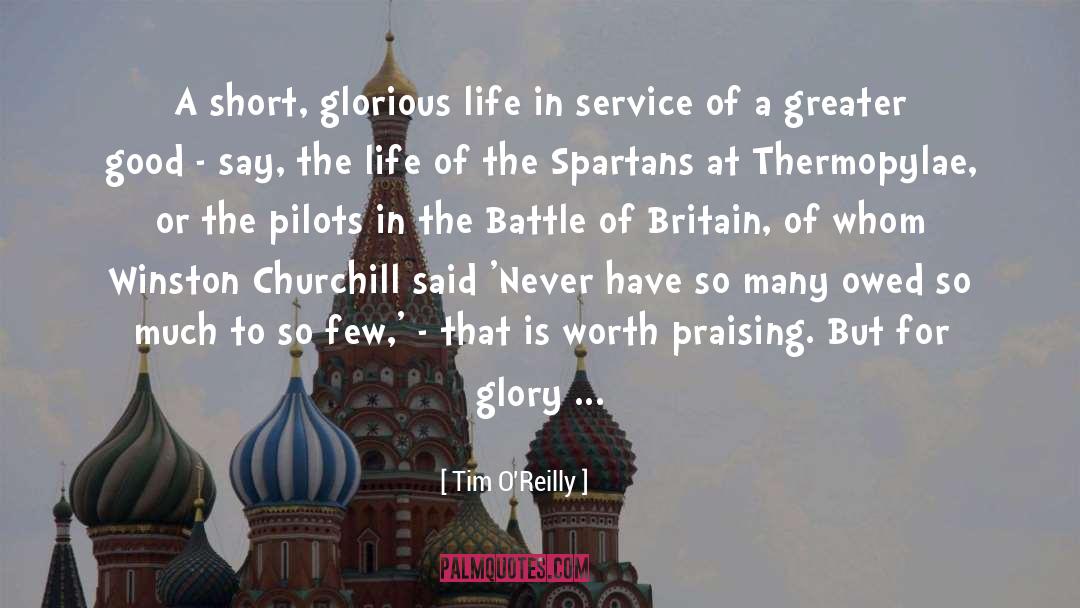 Battle Of Britain Pilot quotes by Tim O'Reilly