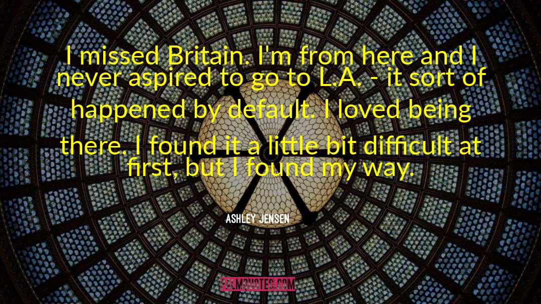 Battle Of Britain quotes by Ashley Jensen