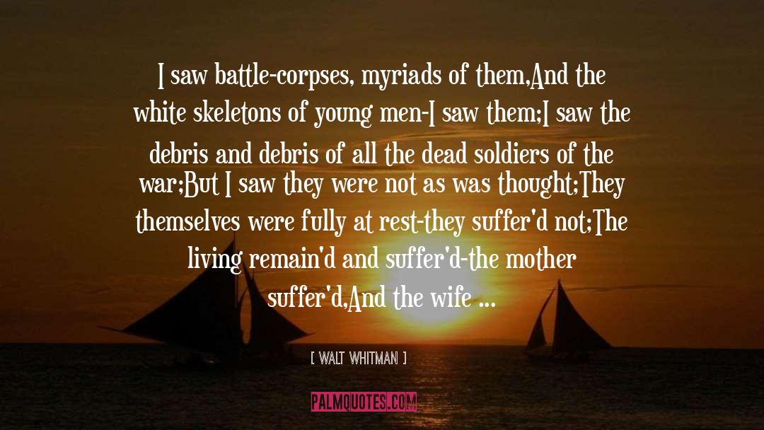 Battle Of The Sexes quotes by Walt Whitman