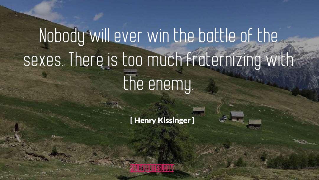 Battle Of The Sexes quotes by Henry Kissinger