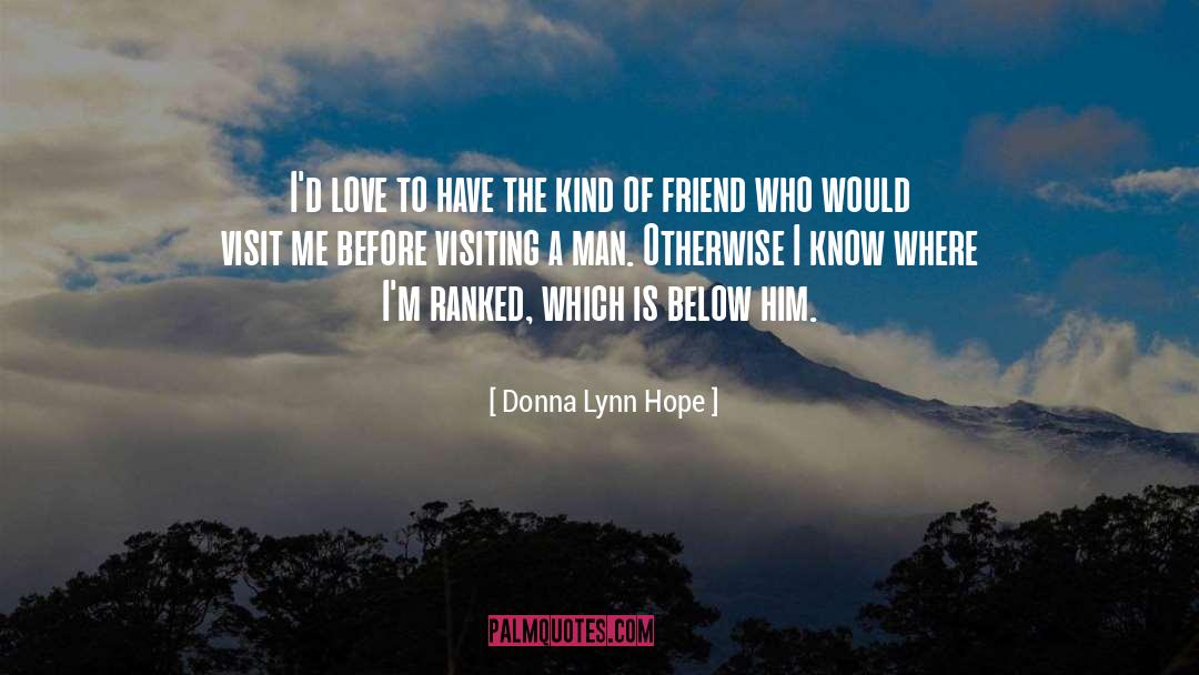 Battle Of The Sexes quotes by Donna Lynn Hope
