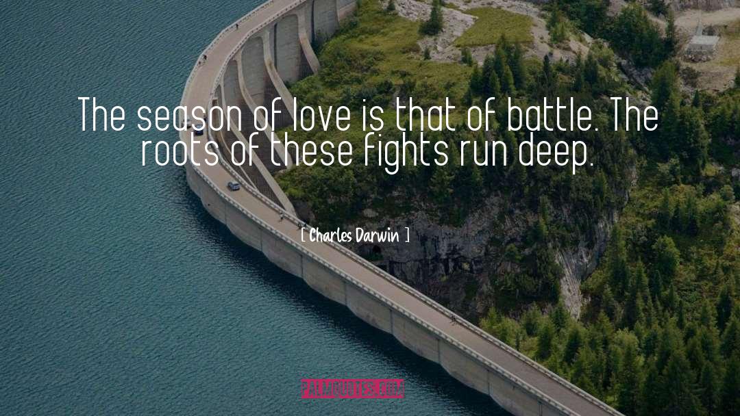 Battle quotes by Charles Darwin