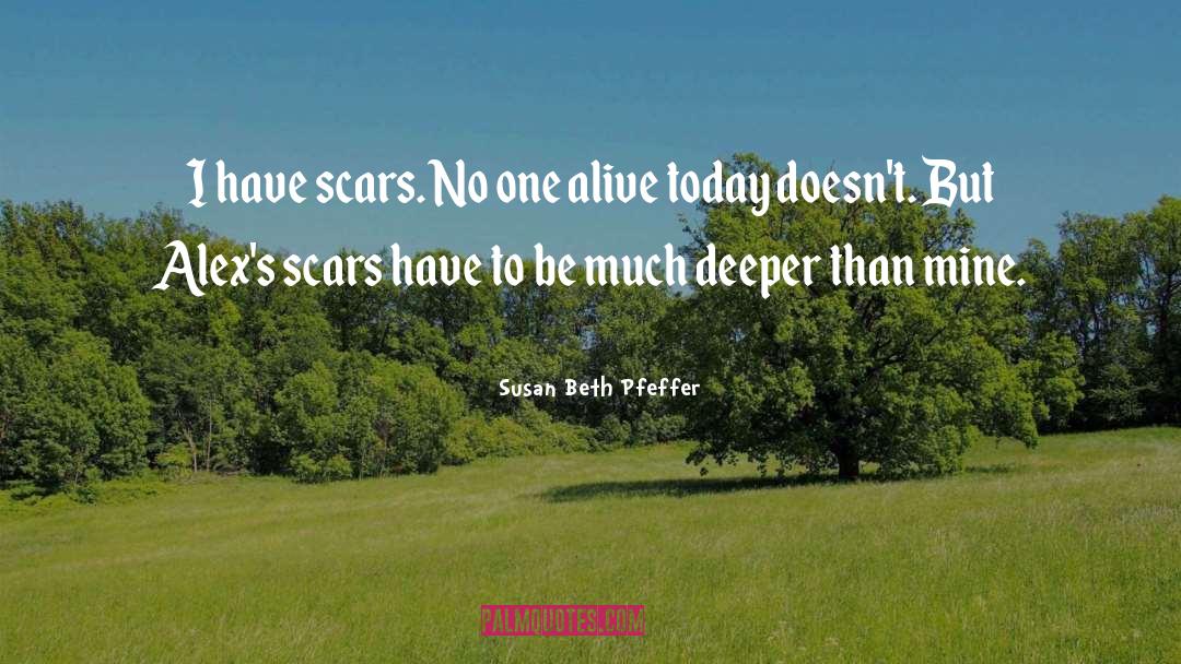 Battle Scars 10 quotes by Susan Beth Pfeffer
