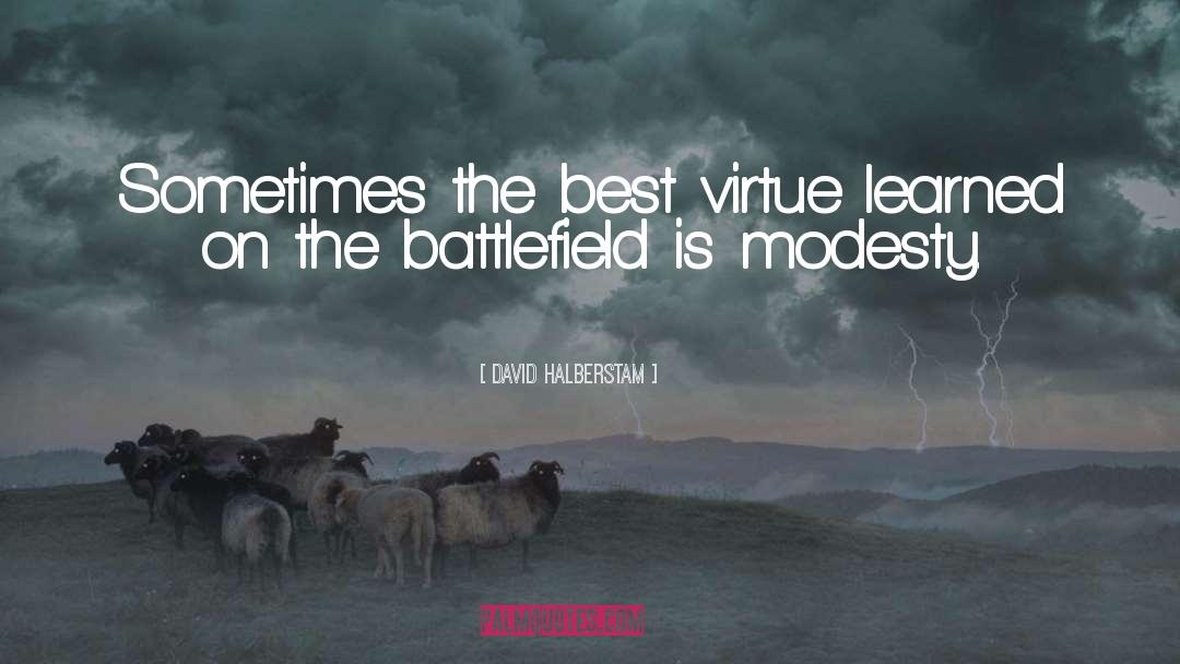 Battlefields quotes by David Halberstam