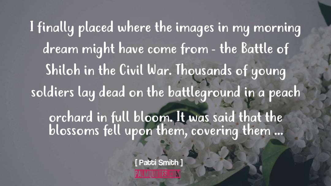 Battleground quotes by Patti Smith