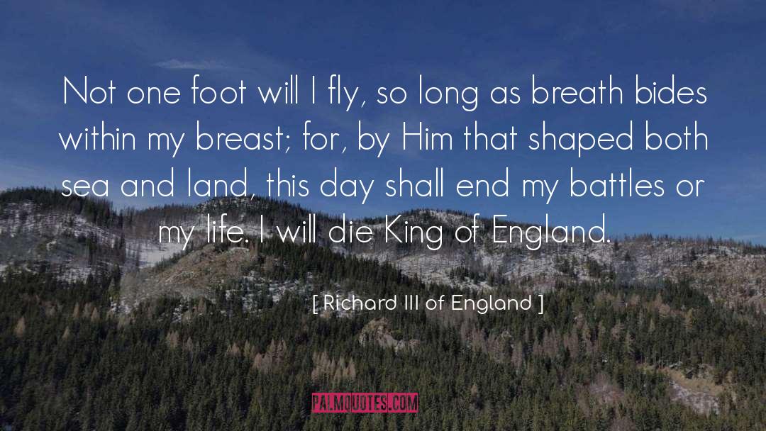 Battles quotes by Richard III Of England