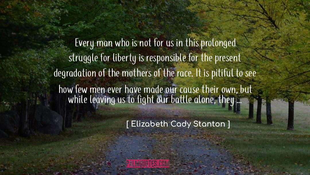 Battles quotes by Elizabeth Cady Stanton