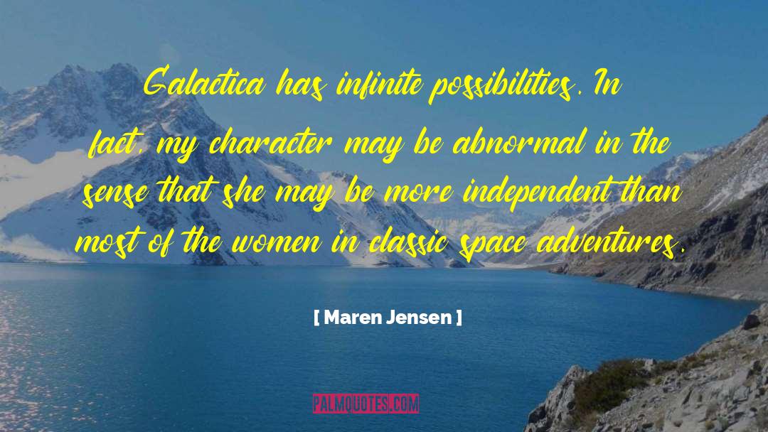 Battlestar Galactica quotes by Maren Jensen