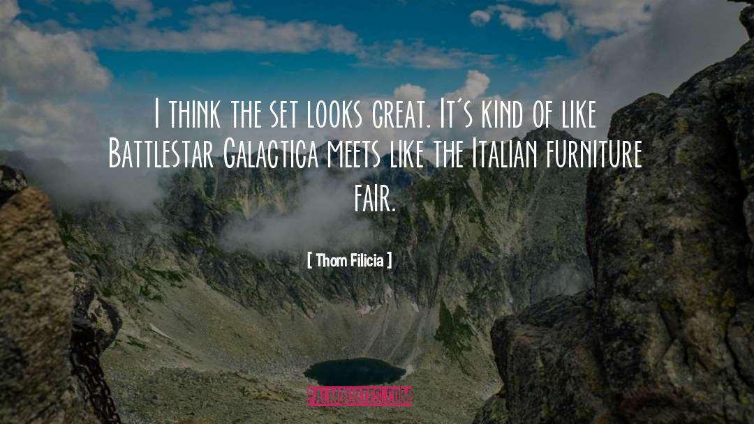 Battlestar Galactica quotes by Thom Filicia