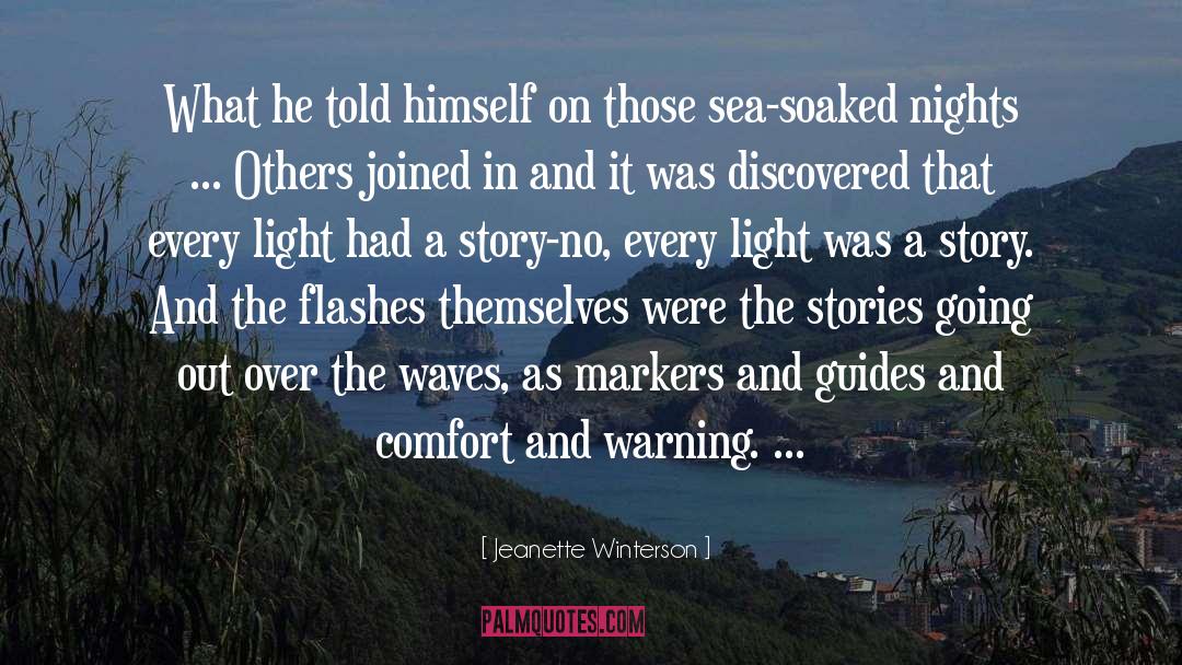 Battling Waves quotes by Jeanette Winterson