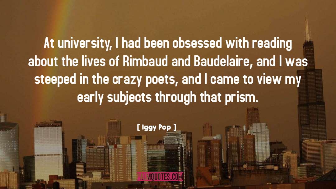 Baudelaire quotes by Iggy Pop