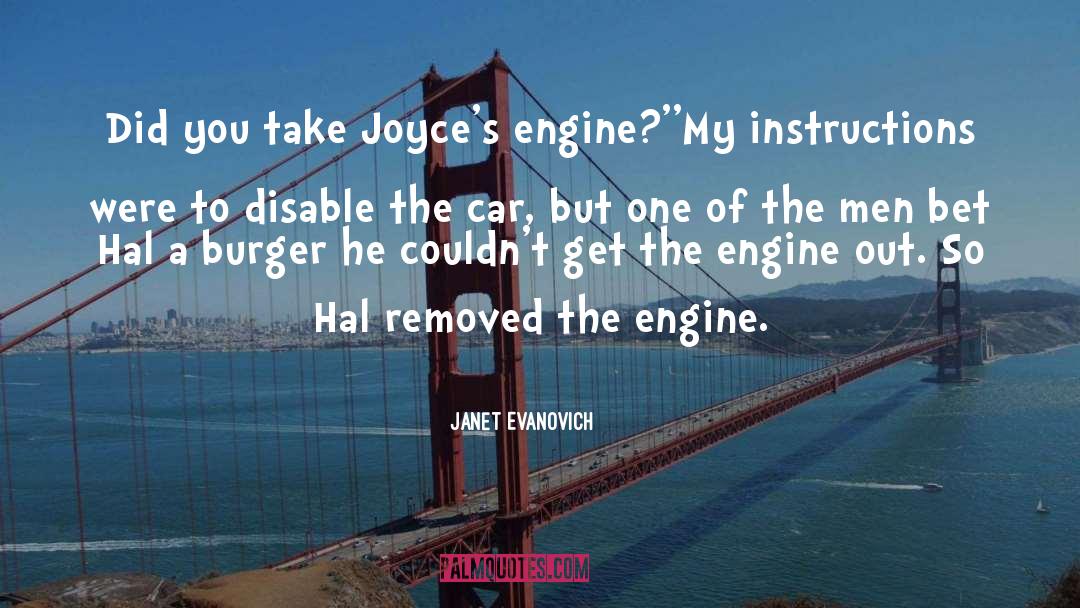 Baudouin Engines quotes by Janet Evanovich