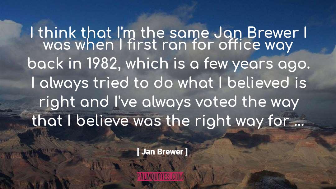 Baumgaertner 1982 quotes by Jan Brewer