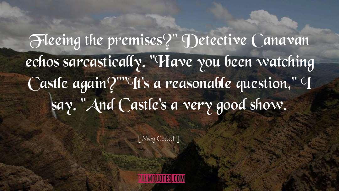 Baumhover Detective quotes by Meg Cabot